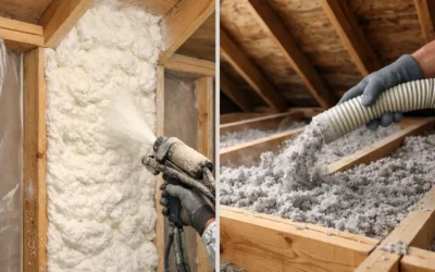 Spray Foam Versus Cellulose Insulation Compared