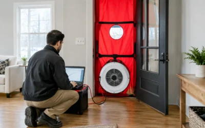 Blower Door Testing for a Tighter New England Home